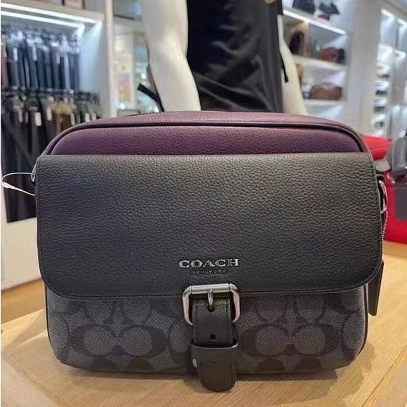 Coach Other - Coach Hudson Crossbody In Colorblock Signature Canvas